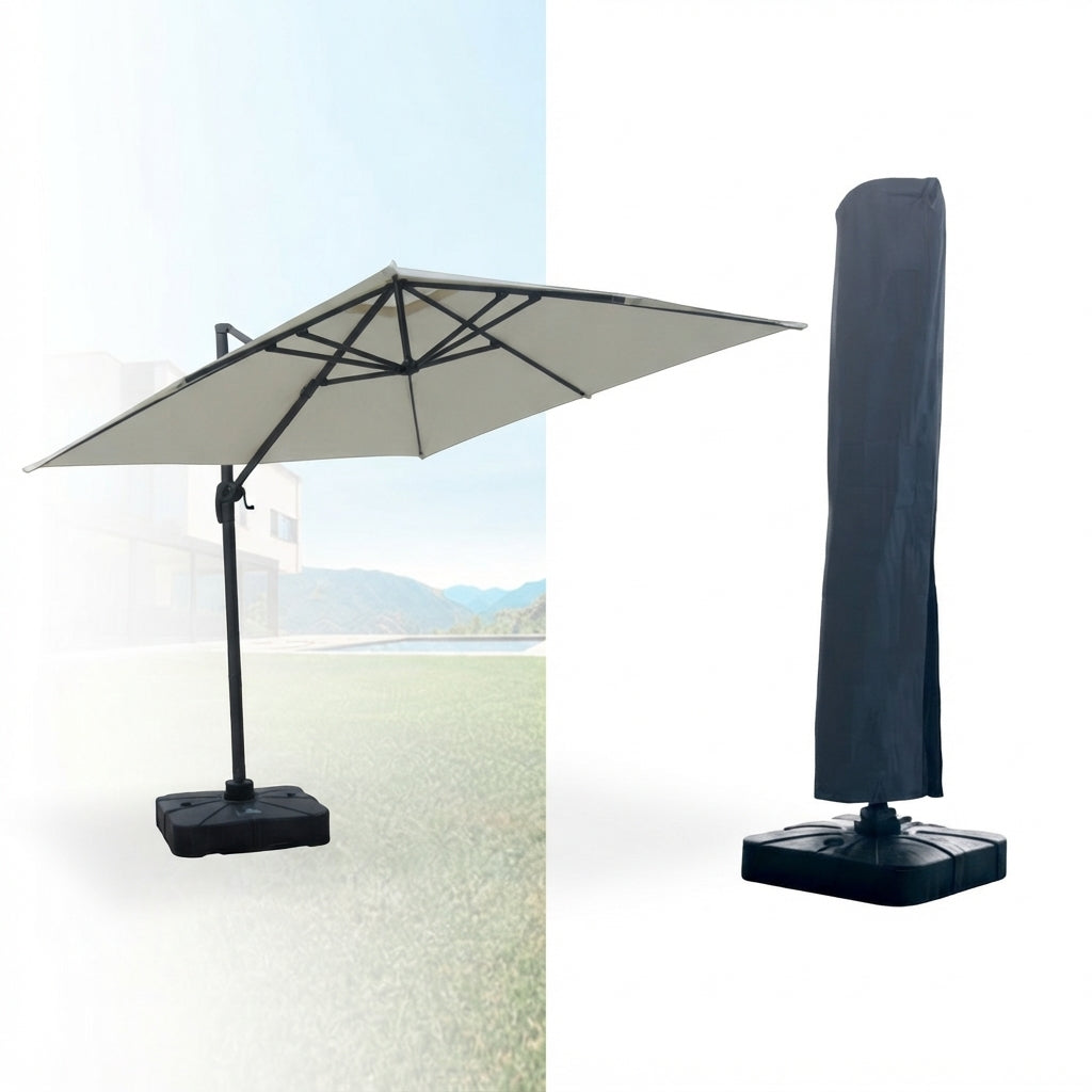 Funda protectora parasol descentrado