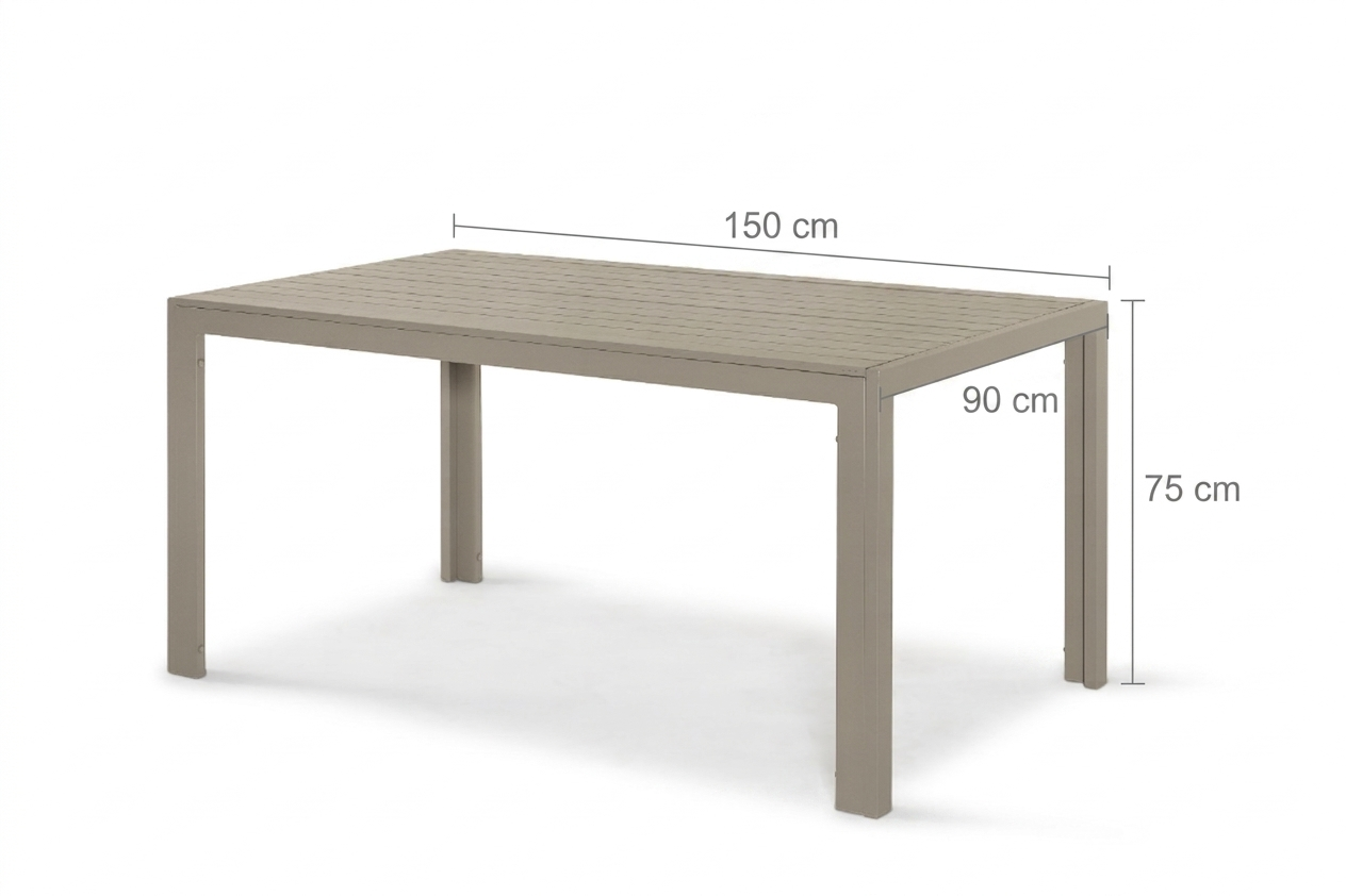 Mesa exterior Faro de Arkimueble - 150 cm